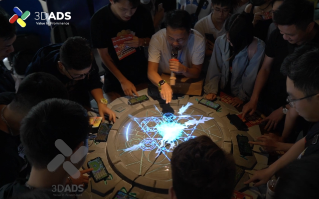 quạt led 3d hologram sự kiện game