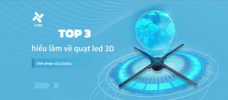 quạt led 3d