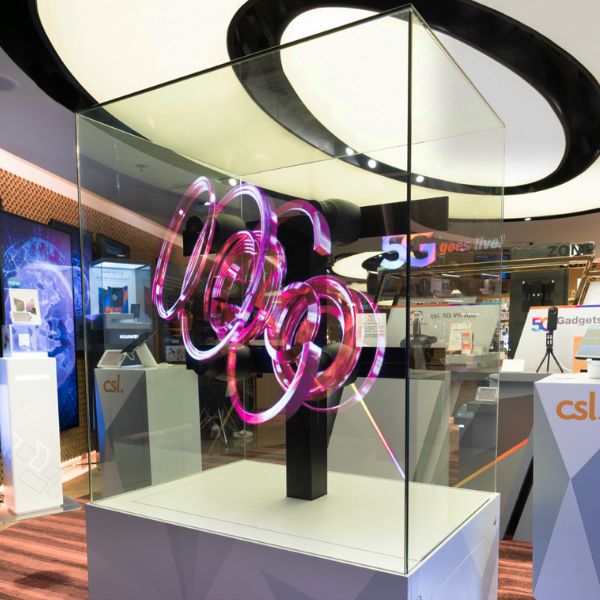 Quạt đèn LED 3D Hologram